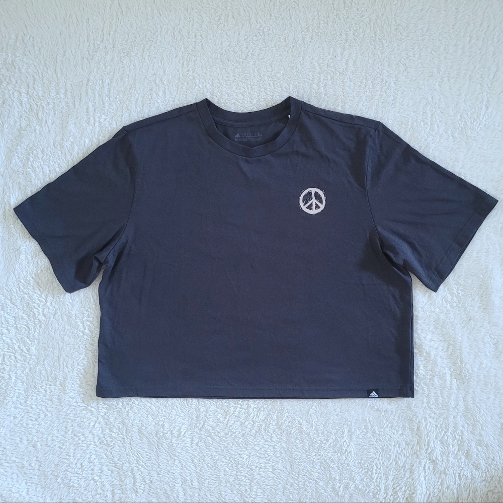 ✨️HP✨️ Adidas Los Angeles🏙 Peace Sign☮️ Tee👕 - NWT - Picture 2 of 13